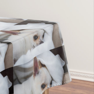 Your pet dog puppy custom photo chihuahua pattern tablecloth