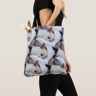 Your pet dog puppy custom photo chihuahua pattern tote bag