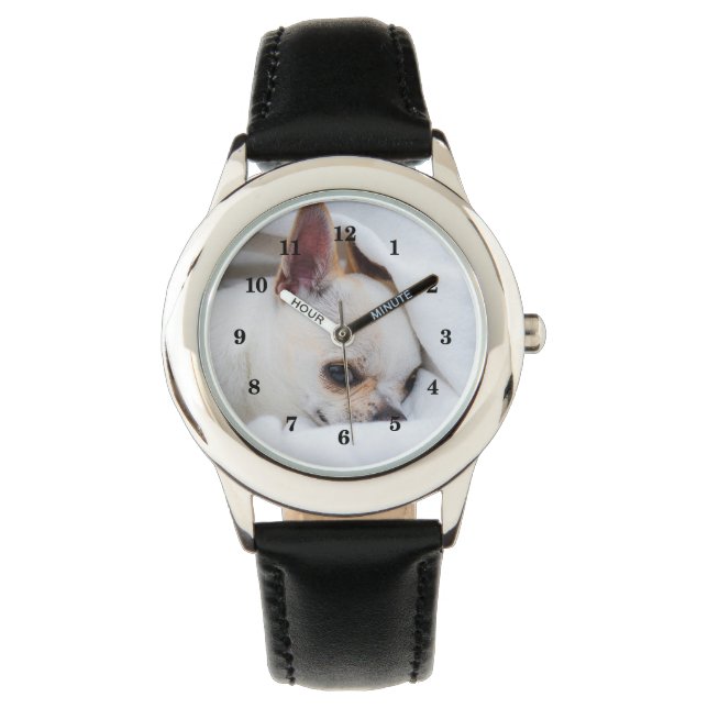 Your pet dog puppy custom photo chihuahua watch (Front)