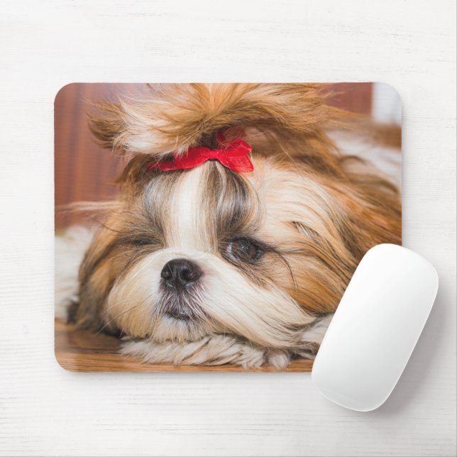 Your pet dog puppy custom photo mouse pad (With Mouse)