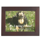 Your pet memory keepsake box add your pet photos