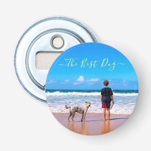 Your Pet Photo Bottle Opener with Custom Text