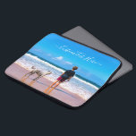 Your Pet Photo Laptop Sleeve with Custom Text<br><div class="desc">Custom Photo and Text Laptop Sleeves - Your Own Design with Pet Dog - Personalised Family / Friends or Personal Laptop Sleeve Gift - Add Your Photo and Text - Resize and move or remove and add elements / text with Customisation tool ! Choose / add your favourite font /...</div>
