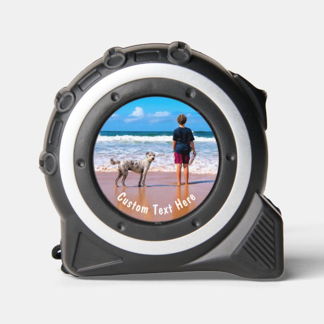 Your Pet Photo Tape Measure Personalised Text 1 (Front)