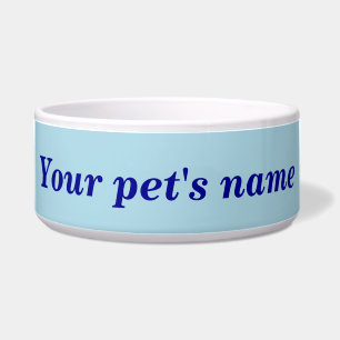 Your Pet’s Name With Light Blue Background on Pet