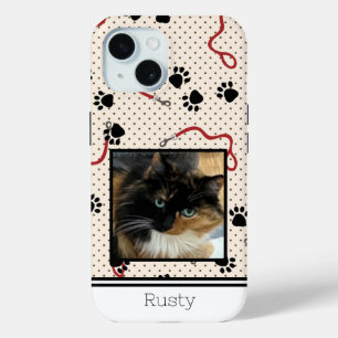 Your Pet's Photo Here Custom iPhone 15 Case