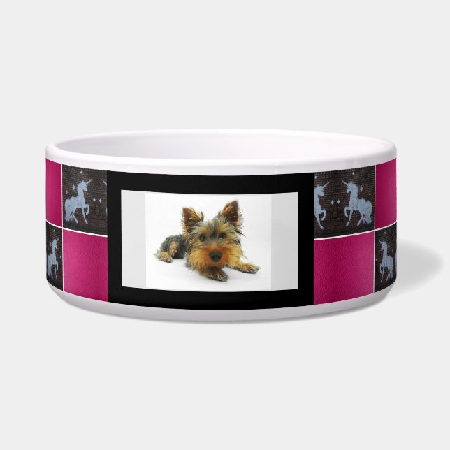 Your Pet's Picture Ceramic Pet Bowl (Front)