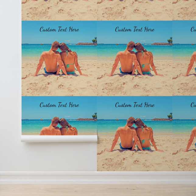 Your Photo and Custom Text Personalised Wallpaper (Application)