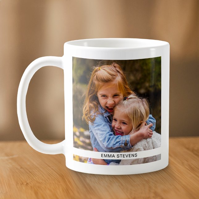 Your Photo and Name Double Sided Mug (Creator Uploaded)