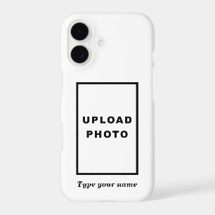 Your Photo and Name on White Background