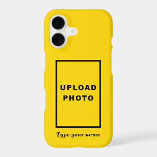 Your Photo and Name on Yellow Background