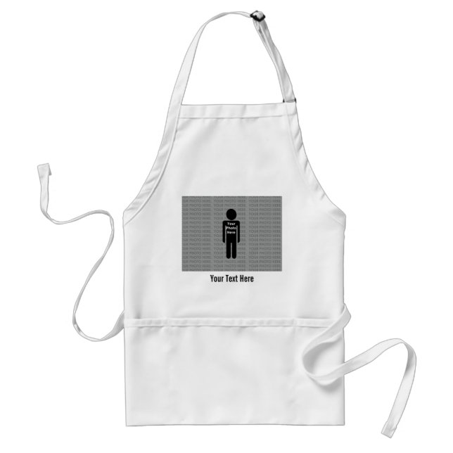 Your Photo and Text Here Custom Apron (Front)