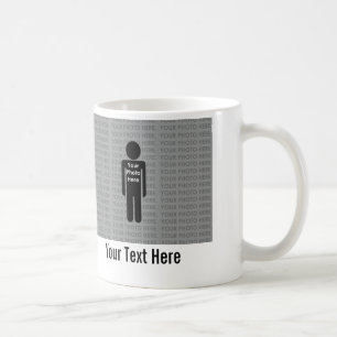 Your Photo and Text Here Custom Coffee Mug Cup