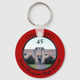 Your Photo and Text on Class Reunion Keychains