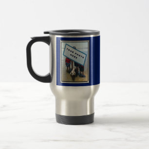Your Photo and Text Personalised Travel Mugs