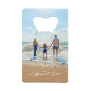 Your Photo Bottle Opener with Custom Text