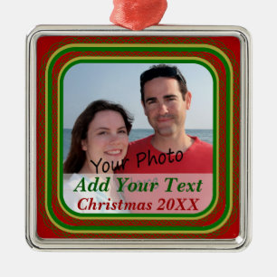 Your Photo Christmas Premium Ornament