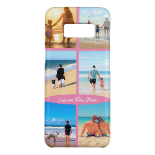 Your Photo Collage and Custom Text iPhone Case