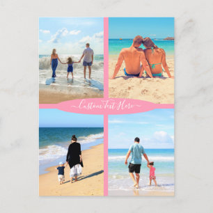 Your Photo Collage Cards with Custom Text Name