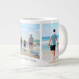 Your Photo Collage Coffee Mug with Custom Text