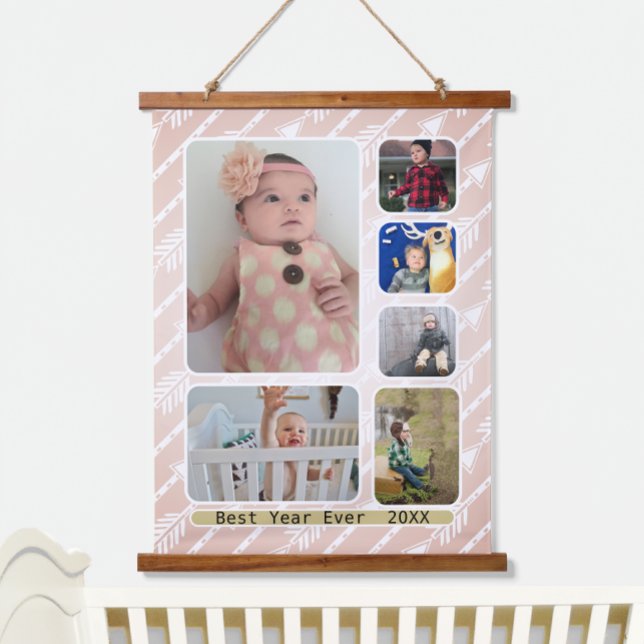Your Photo Collage Here Wall Hanging  Hanging Tapestry (Creator Uploaded)
