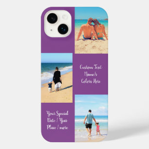 Your Photo Collage iPhone Case Custom Text Name