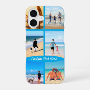 Your Photo Collage iPhone Case with Custom Text