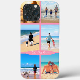 Your Photo Collage iPhone Case with Custom Text