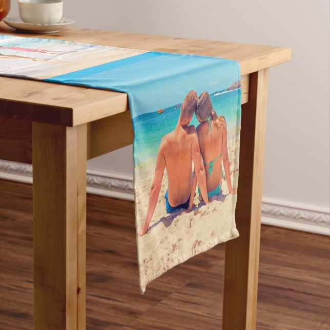 Your Photo Collage Table Runner Personalised (In Situ)