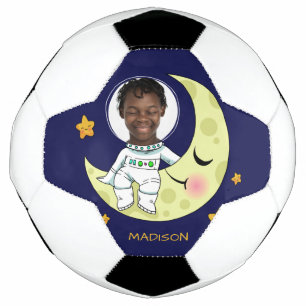 YOUR PHOTO custom Astronaut soccer ball
