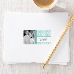 Your Photo Destination Wedding Address Label