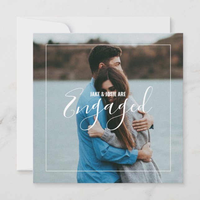 Your photo engagement announcement (Front)
