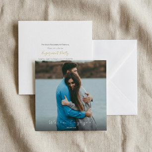 Your photo engagement announcement party invite