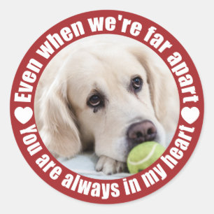 YOUR PHOTO Far Apart Love stickers