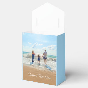 Your Photo Favour or Gift Box with Custom Text