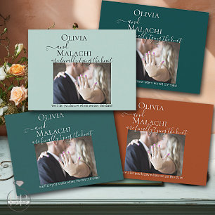 Your Photo Finally Tying the Knot Engagement Announcement Postcard