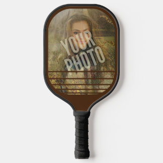 Your Photo Gradated Stripes Pickleball Paddle