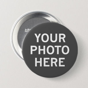 Your Photo Here 7.5 Cm Round Badge