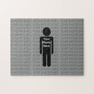 Your Photo Here Custom Horizontal Puzzle