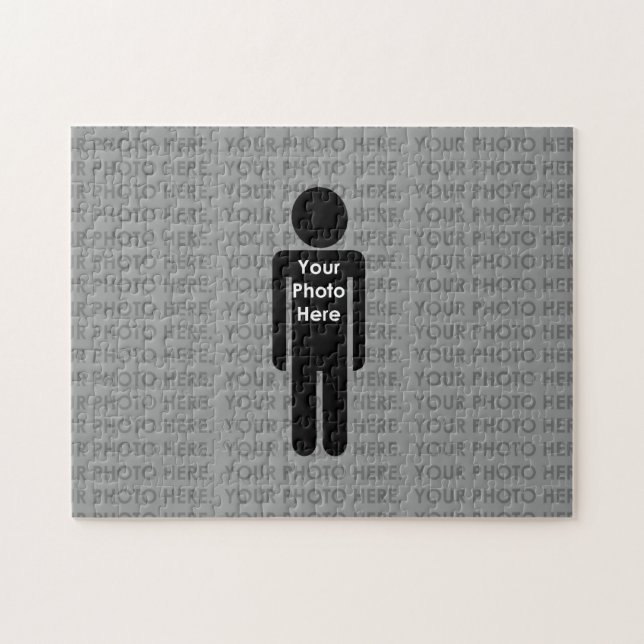 Your Photo Here Custom Horizontal Puzzle (Horizontal)