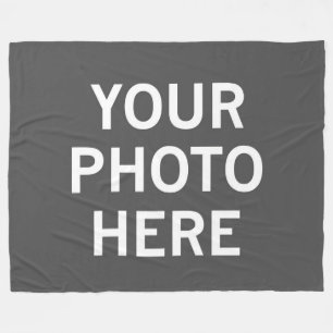 Your Photo Here Fleece Blanket