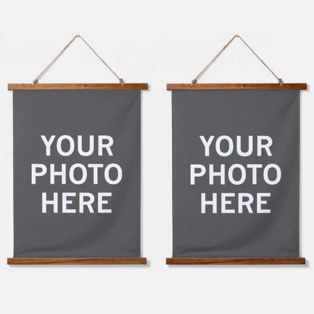 Your Photo Here Hanging Tapestry (Double)