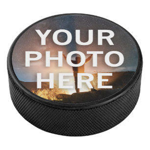 Your Photo Here Hockey Puck