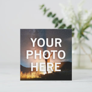Your Photo Here Holiday Card