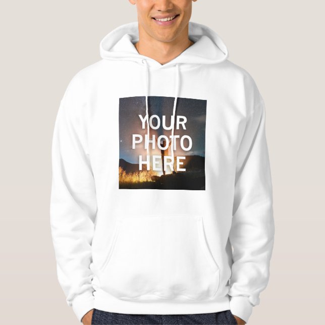 Your Photo Here Hoodie (Front)