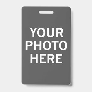 Your Photo Here ID Badge