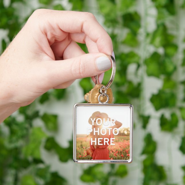 Your Photo Here Key Ring (Hand)