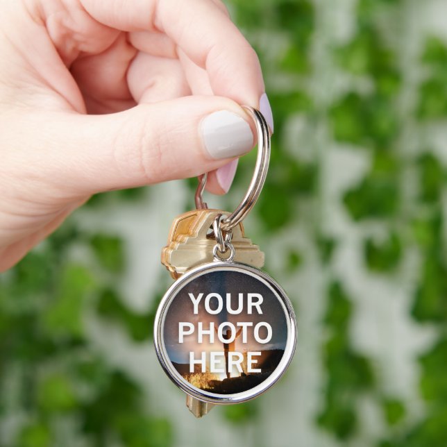 Your Photo Here Key Ring (Hand)