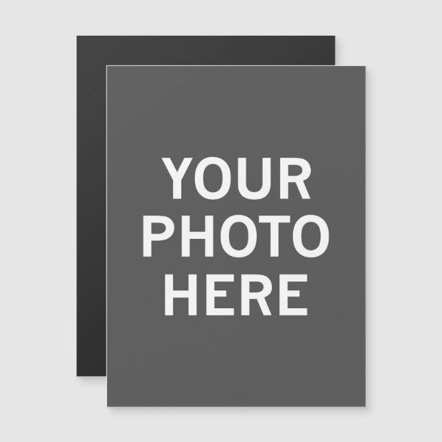Your Photo Here Magnetic Invitation (Front/Back)