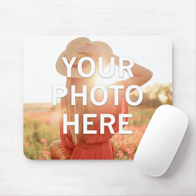 Your Photo Here Mouse Pad (With Mouse)